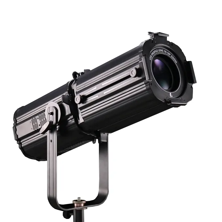 YS-200ZPF-W LED Citizen Source Manual Focusing Theater Lighting 200W warna putih dengan kontrol DMX