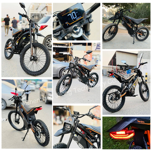KUGOO WISH 02 PRO, Motocicleta Eléctrica Todoterreno de Largo Alcance, 60V 27Ah 2500W, Tamaño Completo <span class=keywords><strong>para</strong></span> <span class=keywords><strong>Adultos</strong></span>, Motocicleta Eléctrica de Cross - Product Image 2