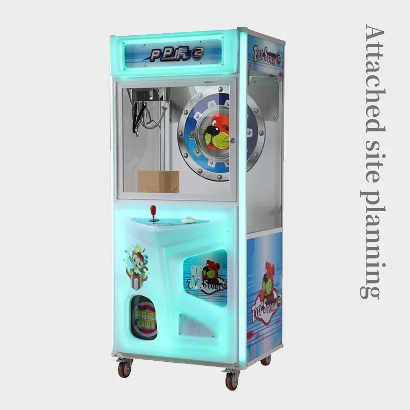Manufacturers commercial sale entertainment game coin-operated design multi-color claw machine