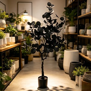 Wholesale <b>Artificial</b> Eucalyptus Leaves Garland Greenery Plant for Home Office Shelf Wedding Party Decor - Product Image 3