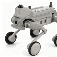 Robot quadrupède L1-W EDU sur roues, carte 100TOPS, LiDAR SLAM 3500W pour la recherche IA en laboratoire universitaire, développeur ZY, garantie 1 an