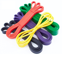 Bandes de résistance d'exercice personnalisées de vente chaude Latex naturel Yoga Stretch élastique pour produit d'entraînement de résistance à la traction