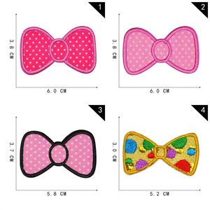 Kawaii Iron on Embroidery Felt Bowknot Crown Patches for Girl Bag Clothes - Product Image 2
