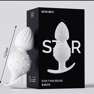 Ejercitador de Kegel giratorio de doble bola ajustable con tapón anal de diseño oculto para adultos - Product Image 4