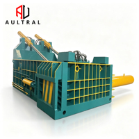 Presse à balles horizontale hydraulique pour le recyclage des déchets métalliques en acier, fer, aluminium, cuivre