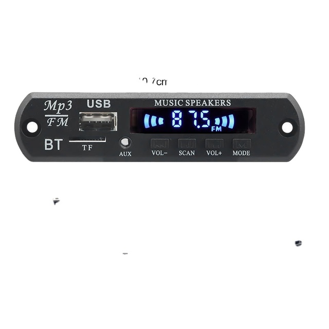 Blue-tooth MP3 Decoding Board Blue-tooth 5.1 Car Audio Amplifier Modification 5V and 12V Lossless Sound Decoding Accessories