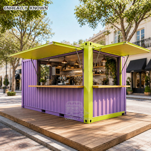 Premium Prefab <b>Container</b> Cafe With Stainless Steel Counter Modern Commercial Layout Modular Restaurant - Product Image 2