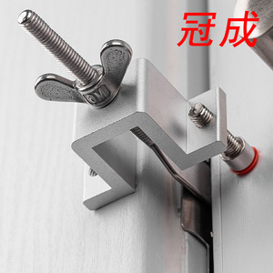 Verrou de porte en alliage d'aluminium avec vis allongée pour portes à ouverture vers l'intérieur, verrou de sécurité à deux points - Product Image 5
