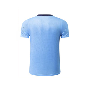 Jersey Badminton Ringan dengan Gradasi Warna, Bahan Elastis dan Pas, Atasan Pertandingan, Kain Tahan Gores, Dapat Digunakan untuk Latihan Harian dan Turnamen - Product Image 3