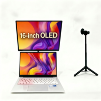 Écran portable OLED 16 pouces 1200p IPS non tactile avec support magnétique réglable pour ordinateurs portables pour le travail de bureau