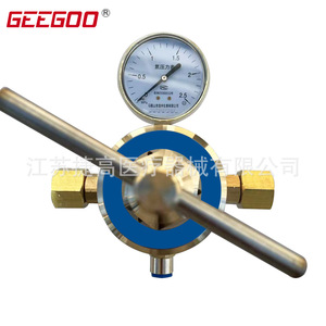 Regulador de Presión de Nitrógeno de una Etapa YQJ-11B, Válvula de un Solo Manómetro para Reducción de Presión - Product Image 4