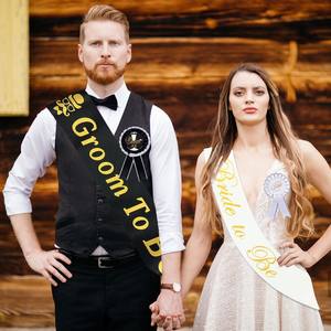 Set de Banderas <span class=keywords><strong>para</strong></span> Futura Novia y Damas de Honor <span class=keywords><strong>para</strong></span> Despedida de Soltera, Fiesta de Boda, Cena, Accesorio <span class=keywords><strong>para</strong></span> la Tribu de la Novia y Atrezzo <span class=keywords><strong>para</strong></span> Fotos - Product Image 3