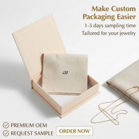 Boîte à bijoux rigide haut de gamme écologique avec fermeture magnétique en carton recyclable, logo personnalisé, estampage à chaud