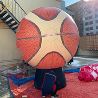 Ballon de basket gonflable géant, ballon de basket gonflable décoratif d'extérieur à vendre