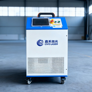 Özel 100W 200W 300 500 Watt darbe lazer temizleme makinesi ahşap tuğla Metal çelik pas toz giderme makinesi boya kaldırmak - Product Image 1