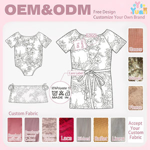 Robe florale pour enfants à épaules dénudées et manches courtes, avec nœud à nouer à la taille, imprimée, pour petites filles, tenue décontractée d'été pour fêtes et vacances - Product Image 2