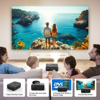 Projecteurs portables H96 MAX W11 4K 2 Go 16 Go Double Wi-Fi 6 BT5.1 1080P Smart DVD Google Play Projecteur