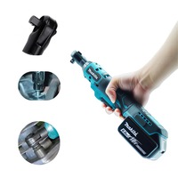 Ensemble d'outils sans fil Makita pour réparation automobile 4 en 1 : perceuse à percussion sans balais, clé à chocs, clé à cliquet, gonfleur de pneus numérique, usage intensif