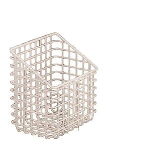 Wall Mounted Wire <b>Basket</b> Rectangle Minimalist Clothing Organizer For Bathroom Dormitory <b>Storage</b> Rack - Product Image 5
