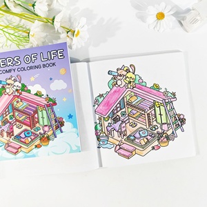 Libro <span class=keywords><strong>da</strong></span> <span class=keywords><strong>colorare</strong></span> transfrontaliero <span class=keywords><strong>da</strong></span> 40 pagine per bambini dai 4 ai 6 anni, con <span class=keywords><strong>disegni</strong></span> a fumetti e temi di angoli della vita - Product Image 3
