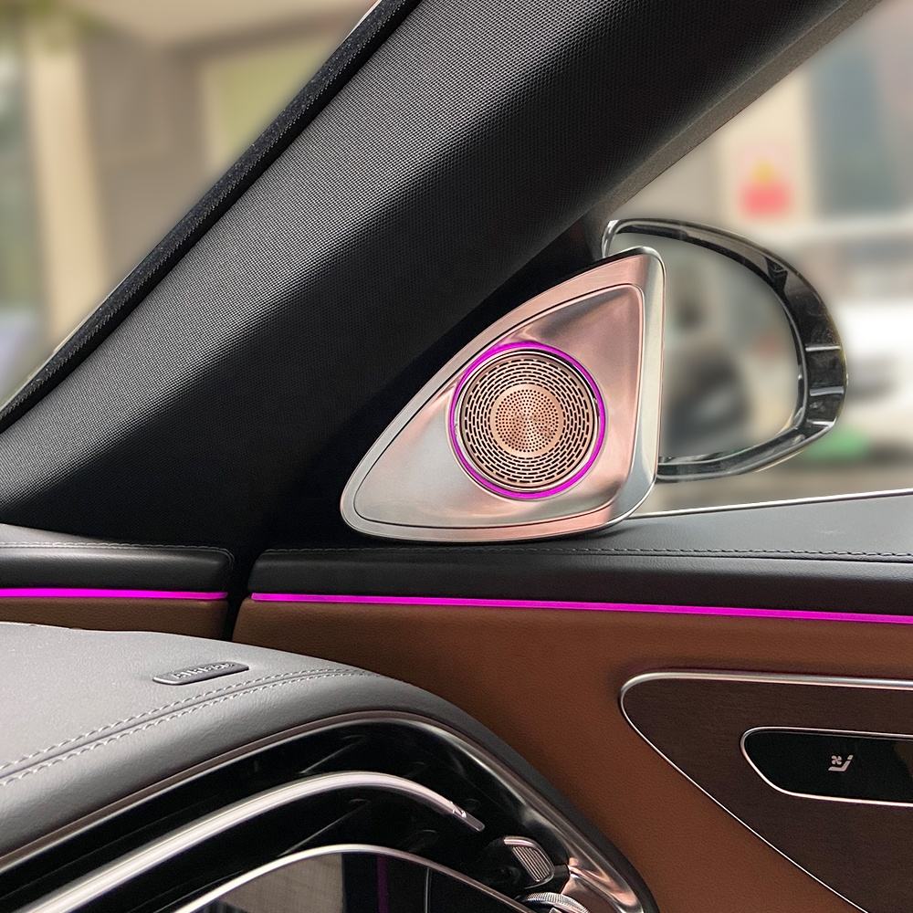 Auto 64 Color 4D Tweeter Speaker with Ambient Light for Mercedes