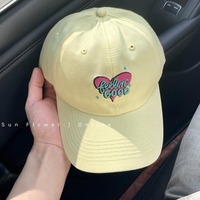 Nueva Gorra de Béisbol Ajustable de 6 Paneles 2024, Estilo Instagram, Inspirada en Corea, Unisex, Diseño de Hojas Bordadas a Máquina, Algodón con PVC