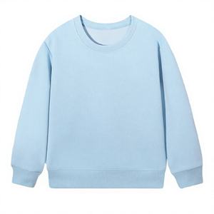 Wholesale Solid Winter Casual Hoodies Round Neck Pullover Custom High Quality Oversized Drop Shoulder <b>Hoodie</b> for <b>Children</b> - Product Image 4