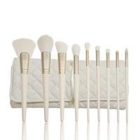 Pinceaux de maquillage professionnels poignée noire mince échantillons gratuits stock-pinceaux correcteur de fard à paupières pour l'application de correcteur de fard à paupières