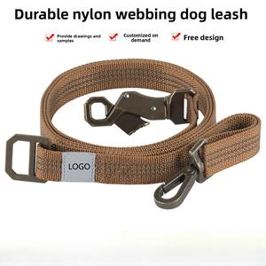 Luxury Shock Absorbing Tactical Dog Leashes Training-Ready Durable Nylon Webbing Pet Rope Leash - Product Image 2
