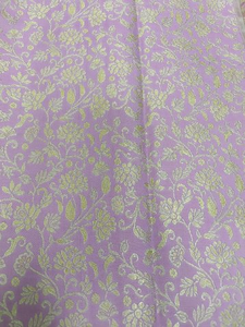 Tissu de soie satinée fantaisie Jaal - Product Image 2