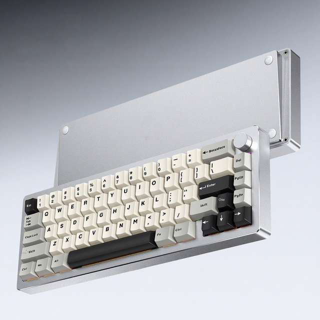 R65 65 Key Three Mode Mechanical Keyboard RGB Backlit Wireless Type-C Gaming Desk Laptop