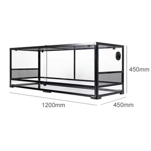Kertenkeleler, Boynuzlu Kurbağalar, Örümcekler, Gecko'lar ve Yağmur Ormanı Temalı Akvaryumlar için Sürüngen Teraryumu, PVC Sürüngen Muhafazası - Product Image 4