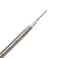 Câble semi-flexible à bas prix de l'usine Shenguan, câble coaxial RF RG401 -250, câbles de communication