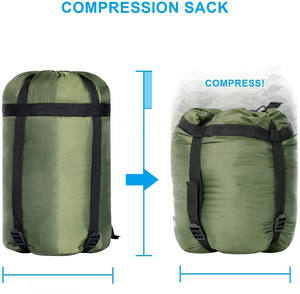 軽量<span class=keywords><strong>3</strong></span>-4シーズンミイラ寝袋大人耐水性ポリエステル快適な複合繊維加熱プレート圧縮 - Product Image 6