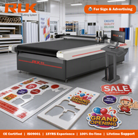 Machine de découpe CNC à grande vitesse RUK MTC06 avec couteau oscillant pour la découpe de PVC et de panneaux KT pour la production de signalétique