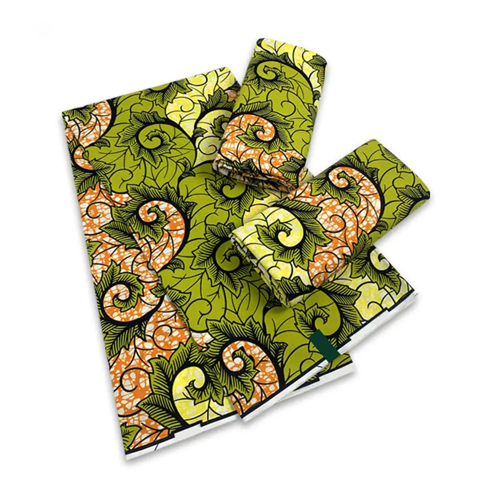 Geometric Patterns Double Sided Printed Fabric African Batik Fabric Dutch Ethnic Batik Fabric 100% Cotton