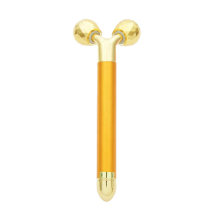 Venta caliente 24K V Shape Face Lifting Device Herramienta de belleza facial de alta vibración para el cuidado de la piel Masajeador facial y de cuello - Product Image 3