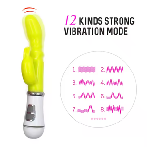 Double Ended <span class=keywords><strong>Vibrator</strong></span> Sexspielzeug für Erwachsene Dildo Weibliche G-Punkt-Simulation Mastur bator mit variabler Frequenz - Product Image 2