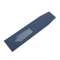 Boîte cadeau pliable en papier kraft imprimé avec enveloppe, pour cravates simples, portable, 350g, fabricant