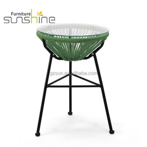 <span class=keywords><strong>Chaise</strong></span> pliante moderne Sunshine TF-AC01 en aluminium coloré personnalisé, avec cadre en corde tressée ovale, pour jardin extérieur, style <span class=keywords><strong>Acapulco</strong></span> - Product Image 3