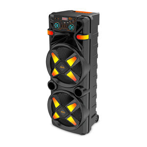 ZQS12205 Enceinte de fête originale sans fil Bluetooth avec lumière clignotante DJ Party Karaoké Super Bass Enceinte portable Partybox - Product Image 6
