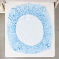 Couvre-matelas imperméable, housse de literie, unie, Anti-allergie, Anti-acariens