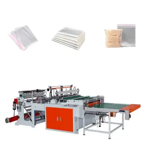 Mesin penyegel sisi bopp plastik untuk membuat kantung roti produsen 4 mesin pengepakan sachet vertikal segel samping