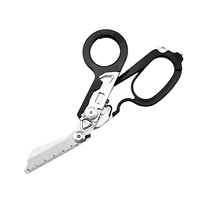 Ciseaux tactiques multifonctionnels pliables pour l'extérieur, pinces de premiers secours, outil de survie EDC 6 en 1, ciseaux d'urgence