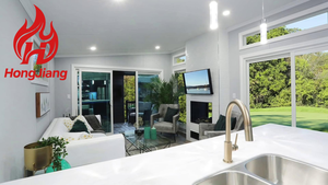 Chi phí thấp Caravan Trailer nhà di động Tiny xe thép di động biệt thự di động cabin với nhà bếp cho đất không sử dụng - Product Image 6