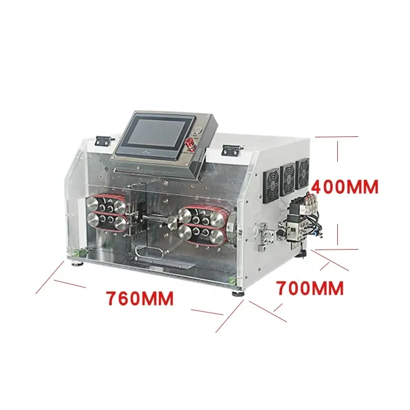 Over 10 years experience zdbx 4 wire cut and strip machine for process shielded cables up to 13mm OD