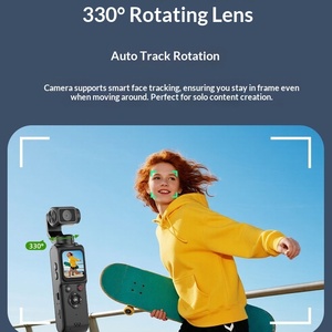 Cámara de Bolsillo 4K Ultra HD WIFI con Pantalla Táctil de 1.72 Pulgadas, Totalmente Automática, Antivibración, Deportiva, Captura 4K Ultra HD - Product Image 4