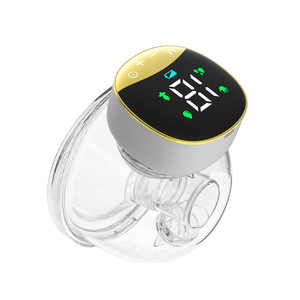 Tire-lait électrique portable sans fil personnalisable à LED, 4 modes, 12 niveaux, mains libres, pour l'alimentation de bébé, sans BPA - Product Image 5