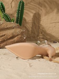 Sandales à Talons Aiguilles Pointus Tendances d'Été pour Femmes On Feet& in Love avec Boucle - Product Image 3