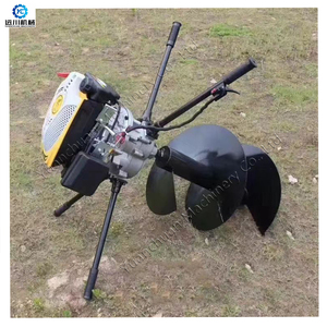 Máy Đào Hố Nông Nghiệp Kép Máy Đào Trồng Cây Khoan Lỗ Đất Hoạt Động 2 Người - Product Image 2